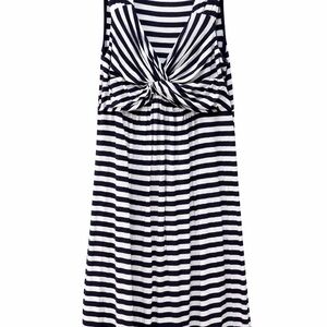 Spense Nautical Stripe Twist Front Dress
Size M